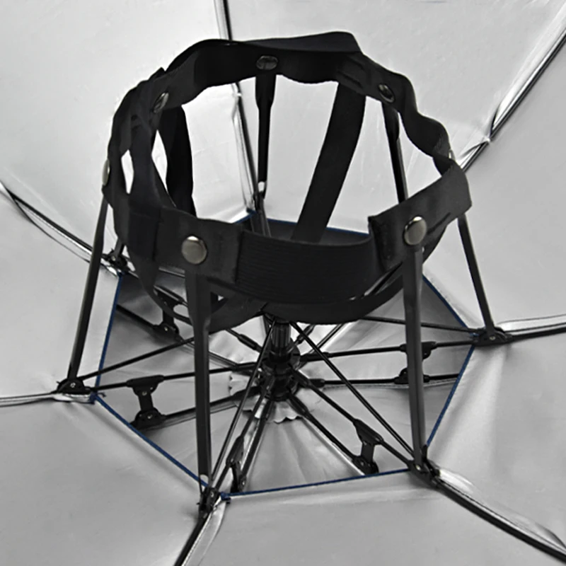 Ready to ship Promotional Custom Printed Head Hat UV protection Paraguas Parapluie Sombrillas Fishing Umbrella