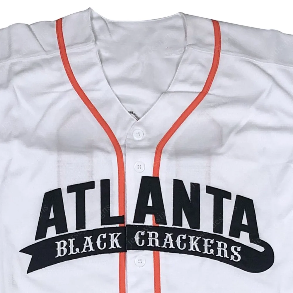 Wholesale Blue Mens Atlanta Black Crackers 10 Negro League Baseball Jersey Stitched S-3XL