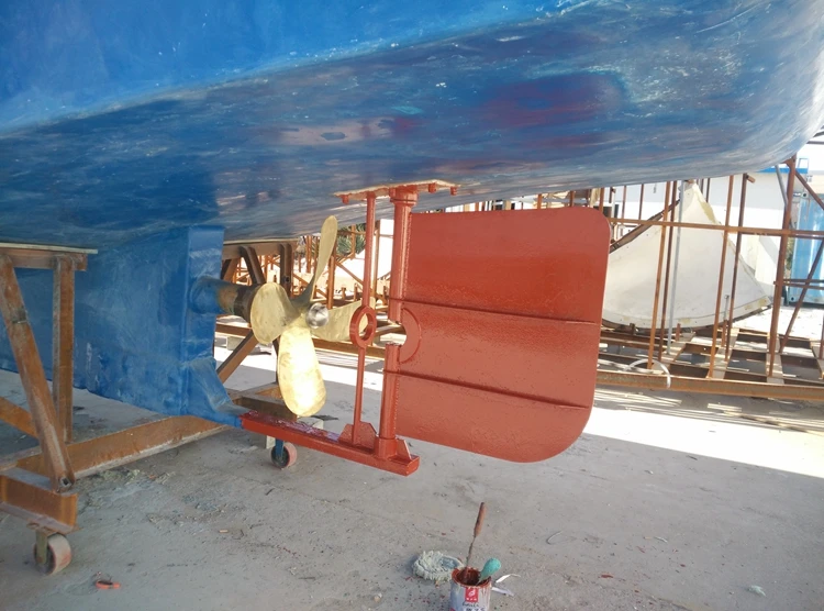 13.6m White Fiberglass Hull Modern Design Offshore Commercial Fiberglass Fishing Boat