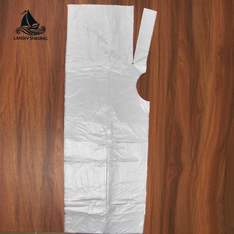 New Arrival Professional Pe Disposable Hair Cape