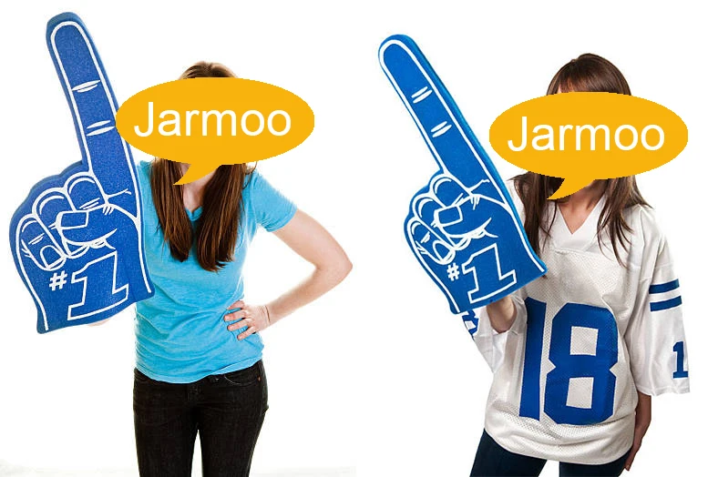 foam finger hand finger