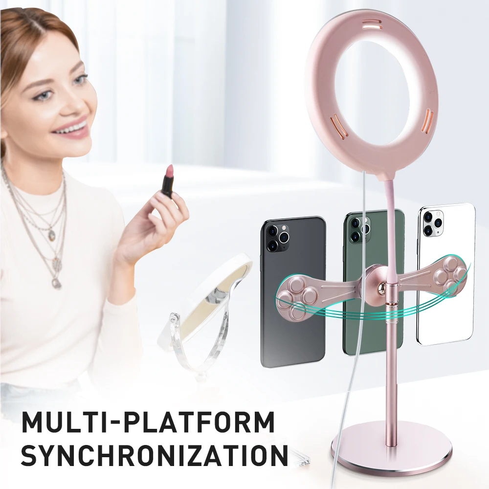 Wholesale Beauty 10 inch Photographic Selfie Led Ring Light With Tripod Stand For Live Stream Makeup