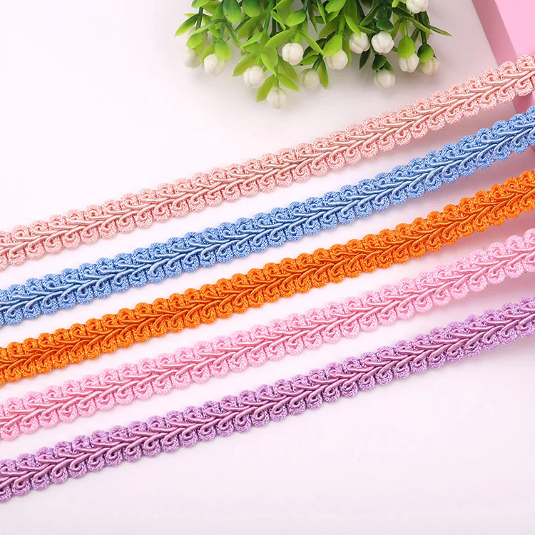 Polyester Crocheted Curve Lace Trim Clothing Decorative DIY Craft Sewing Accessories