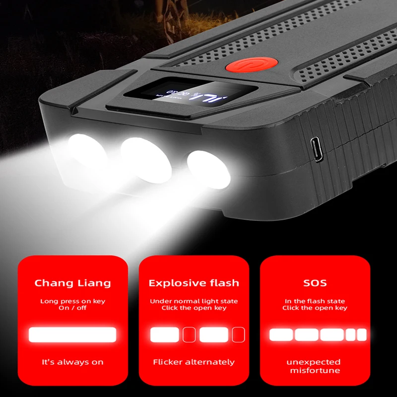 Factory 12V multi purpose Purpose Bettery Charge and jumpstarter Jump Starter  21000Mah Power Jump Starter