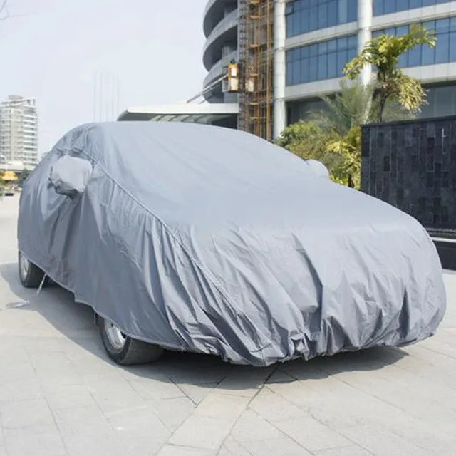 Customized Wholesale Outdoor Rain Sun Snow Protection Exterior Car Cover Sunshade Dustproof Car Cover
