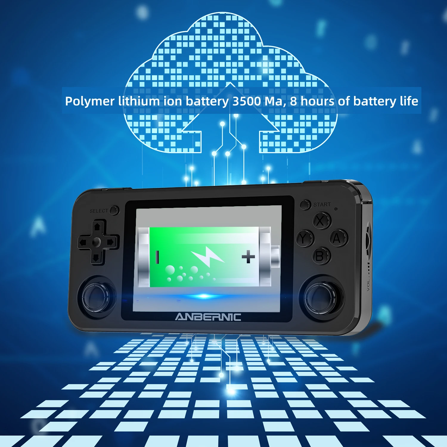 RG351P ANBERNIC Ретро игра RK3326 64G открытым исходным кодом 3,5 дюймов IPS экран портативная игровая консоль RG351gift