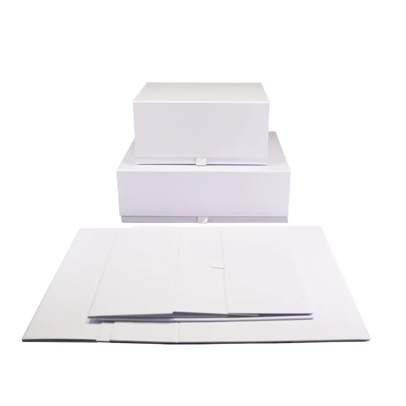 Custom size recyclable cardboard paper Hard clothes shoes packaging Luxury folding magnetic gifts