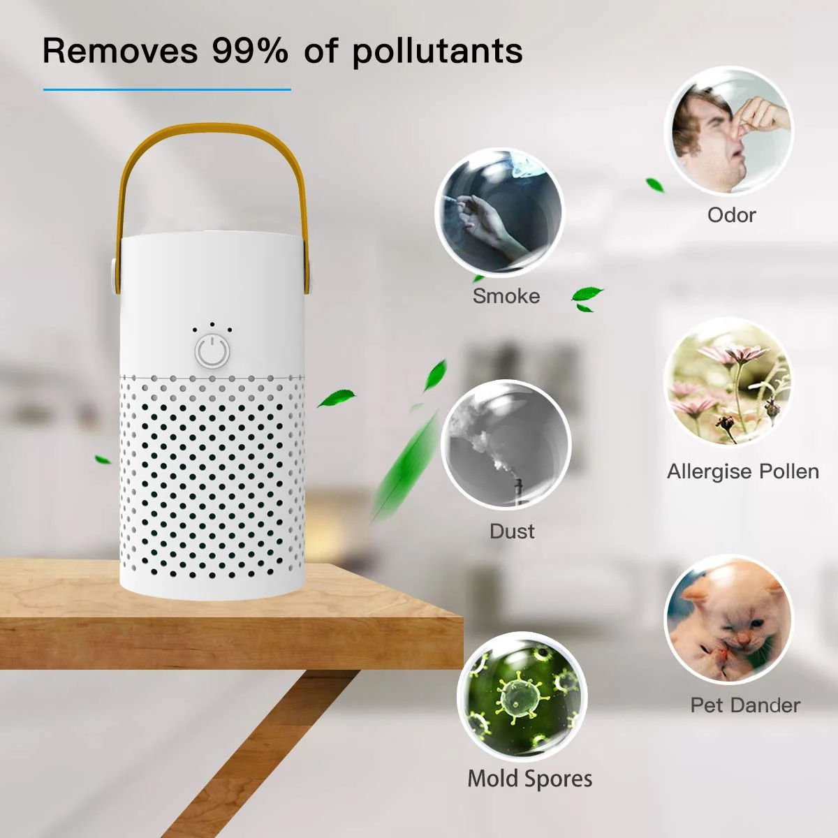 2022 New Product Super Classic Air Purifier Night Light Fresh Ionizer USB Car Air Purifier