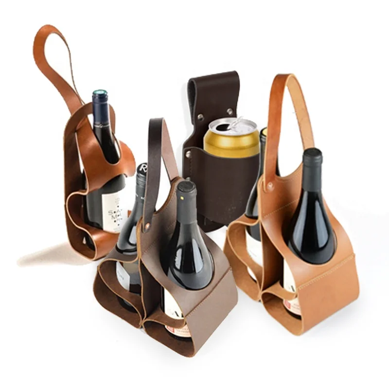 Custom Cocktail Shaker Bar Travel Leather Bartender Set Kit Roll Tool Bag Carriyng Bag