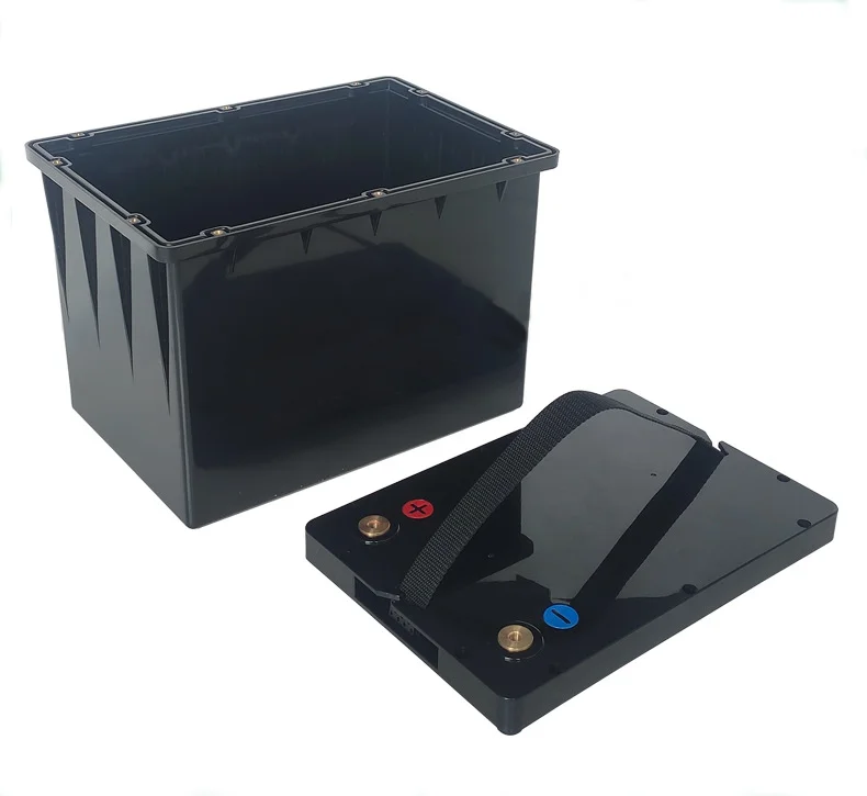 ES12-90C 12V 90AH thickened plastic lithium box empty battery storage case detachable ABS plastic Lithium battery box Case
