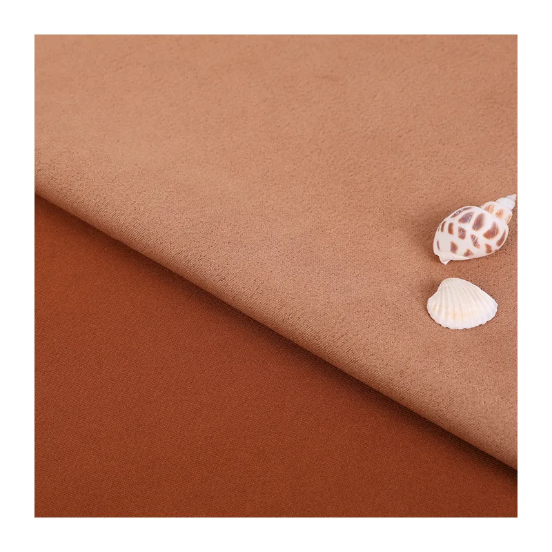 high quality 280-420gsm sucba suede fabric microfiber polyester spandex fabric for jacket