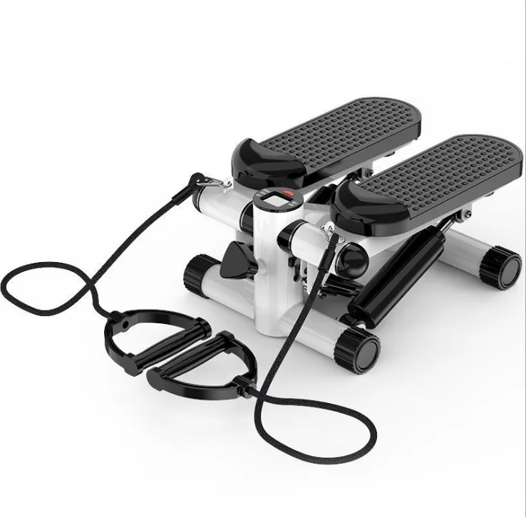 Fitness Mini Stepper with Resistance Bands  Aerobic Trainer Twist Stair Stepper with LCD counter