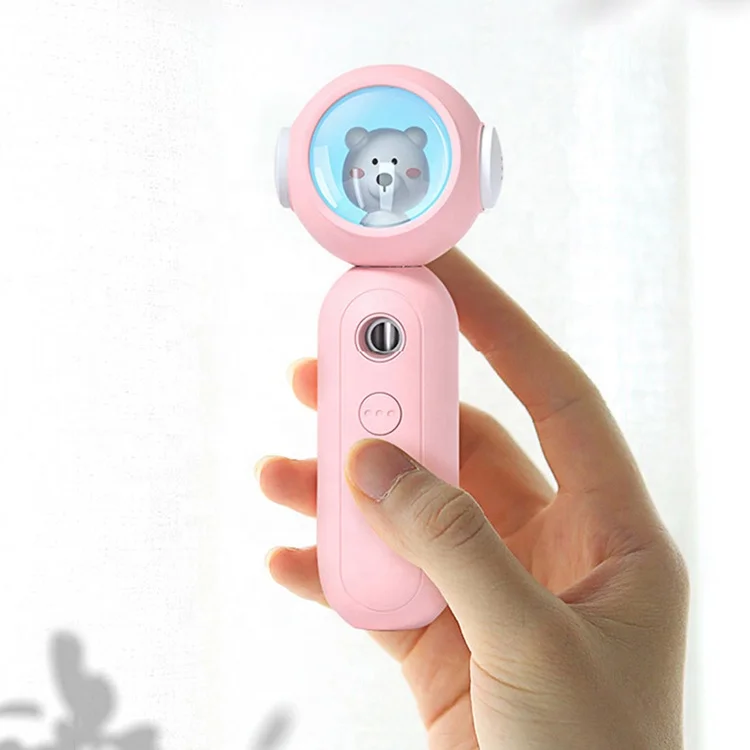Nano Spray Hydrating Instrument Spraying Machine Negative Steaming Face Moisturizing Cute Bear Holding humidifier promotion gift