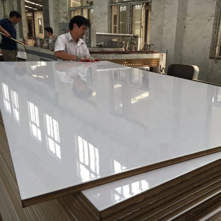 
stone colors new design UV18mm high glossy melamine mdf board for furniture decoration 