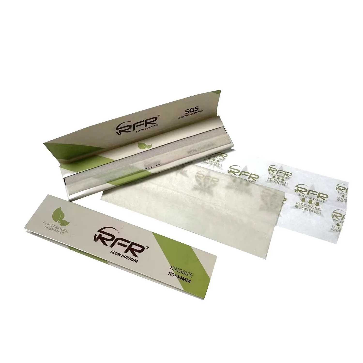 RFR Natural Paper Hemp Raw smoking Rolling Papers King Size 110mm Rolling Paper