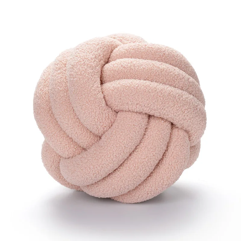 knot ball pillow Soft Home Decorative Pillows Handmade Knotted Plush Pillow ball modern decorative led chandelier for home