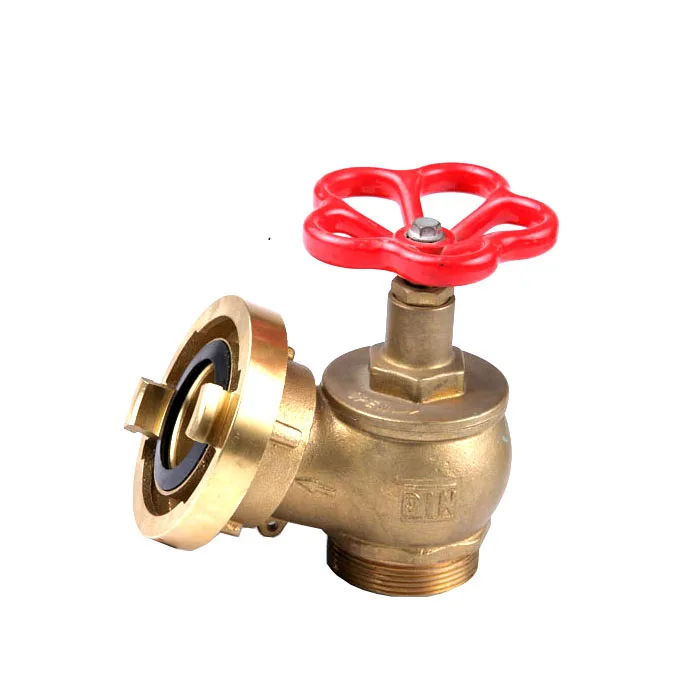 Custom high quality 2.5 1.5 inch flange type fire hydrant brass landing valve