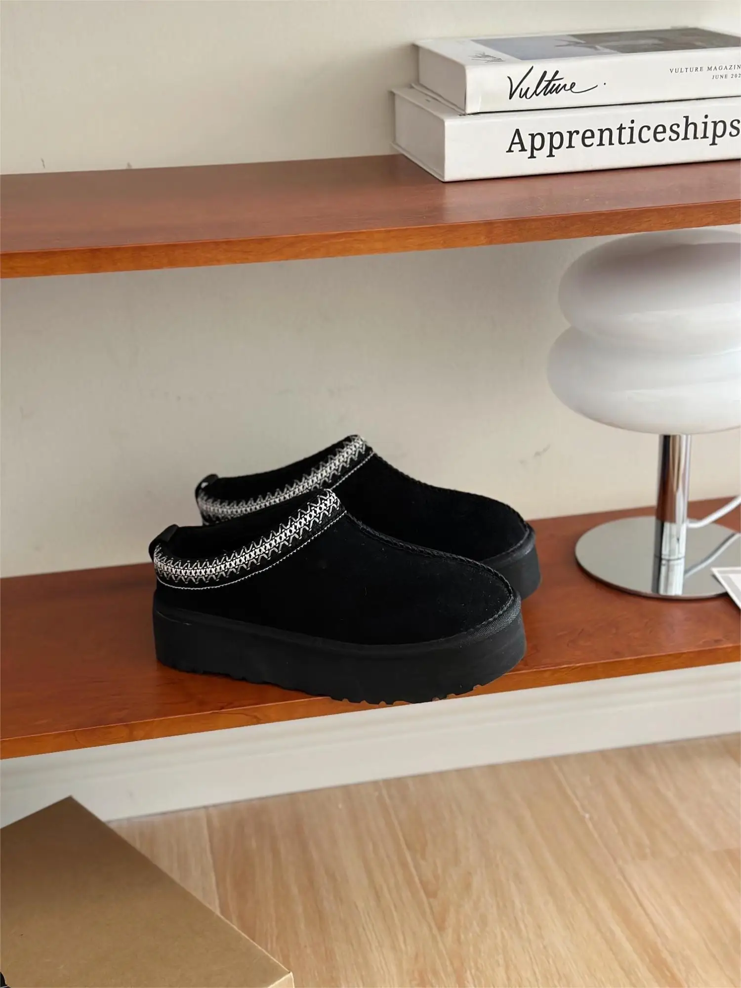 Wholesale Fur Embroidered Original Ugly Boots by UG Tazz Custom Winter Slip-on Shoes with EVA Insole Platform Slippers Women Men