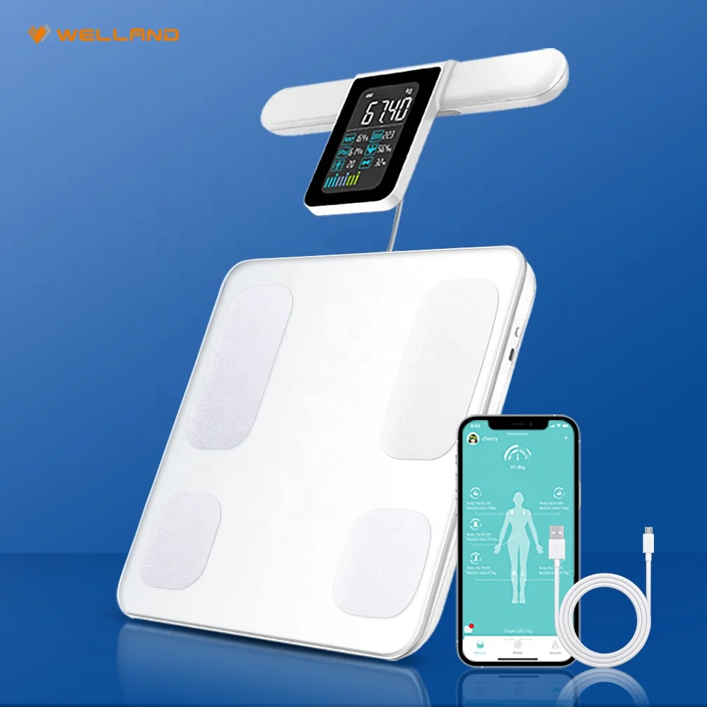Welland Professional New Smart Digital Scale Body Fat Measurement Muscle Percentage Original OEM Brand Personal Scale