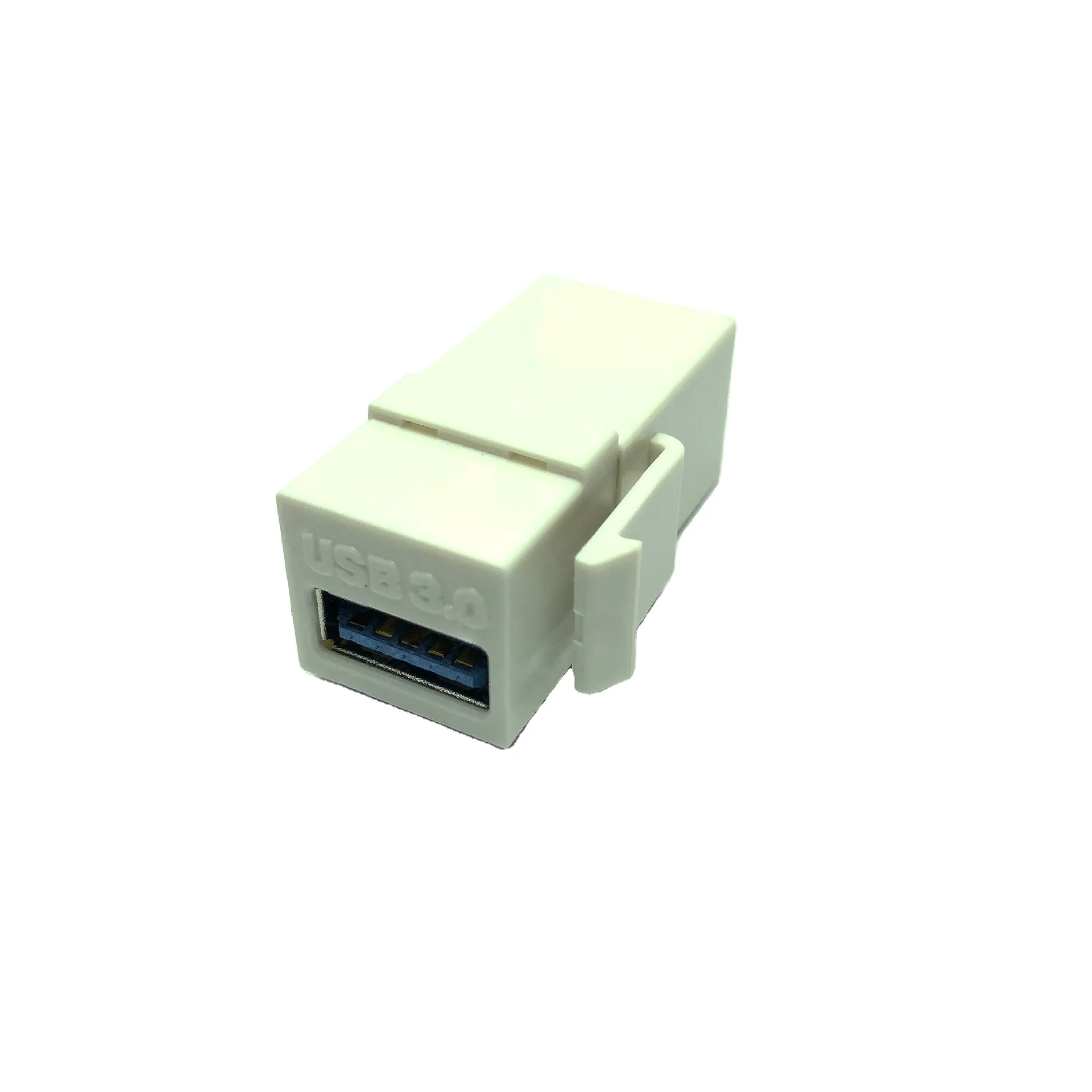 High quality USB 3.0 B keystone Jack Inserts USB Adapters Female to Female Connector For Wall Plate Outlet Panel