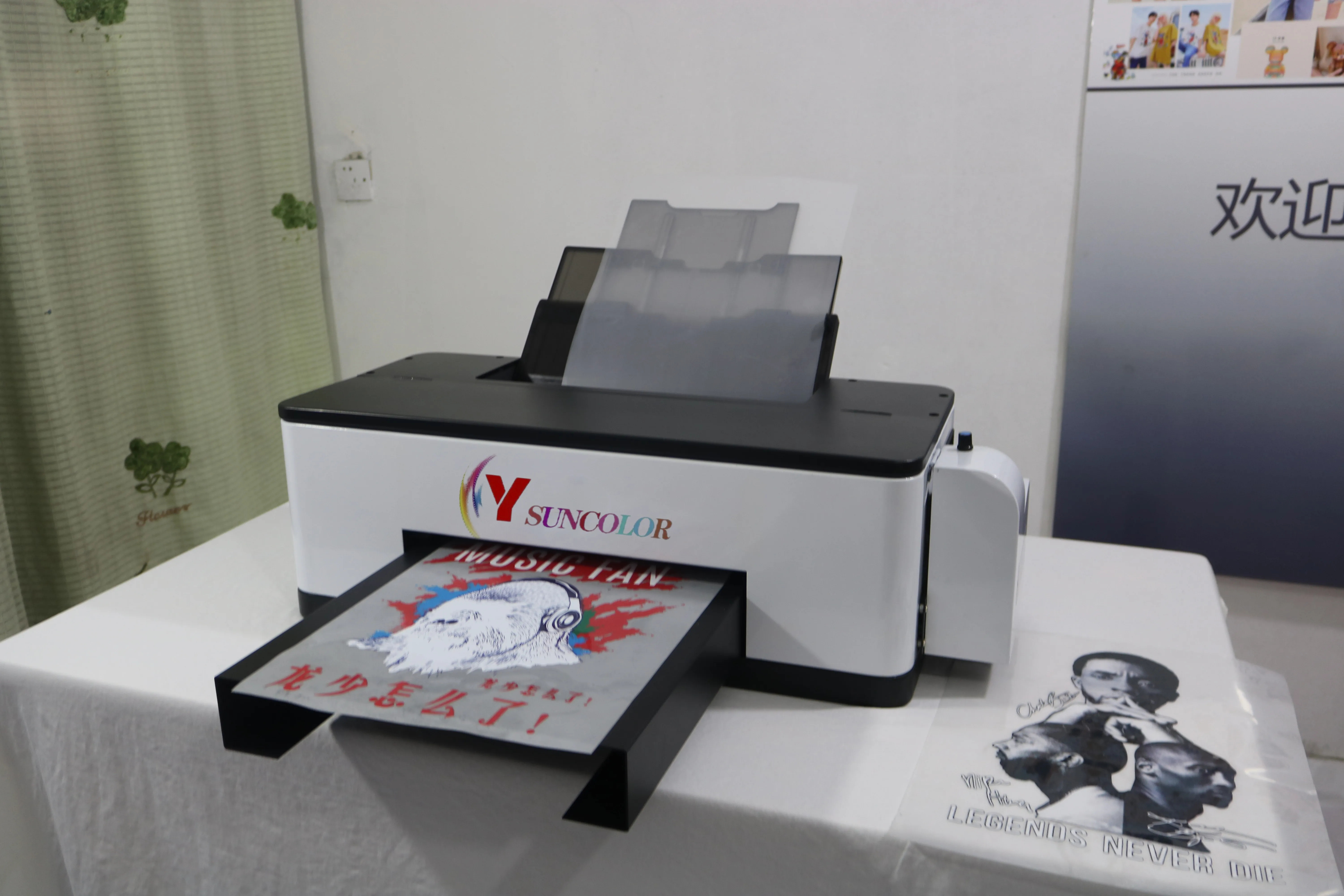 SunColor L1800 a3 dtf принтер для футболок встряхивания порошка все в одном наборе
