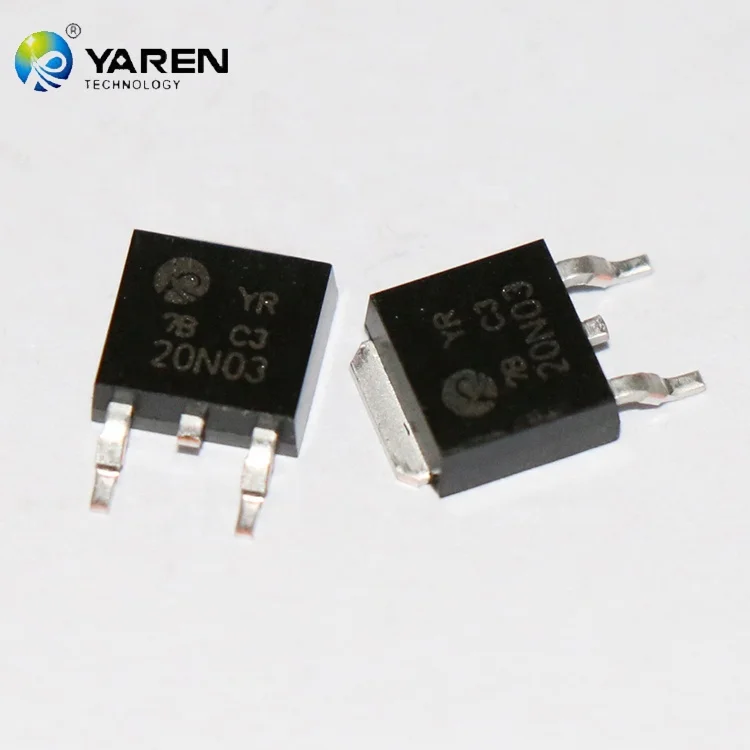 Транзистор Mosfet с усилением канала 20N03 на 252 N