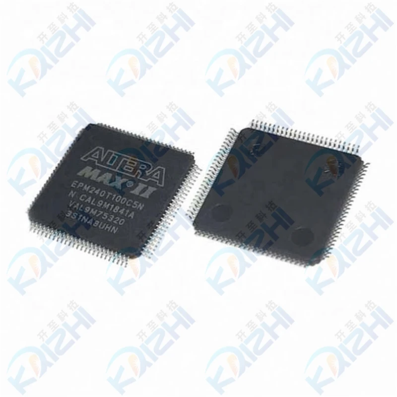 Микросхема IC Epm240 Cpld Max Ii Family 192, макро ячейка 201,1 МГц, технология 2,5 мкм, 3,3 В/100 в, 240-контактный лоток Tqfp Epm240t100c5n