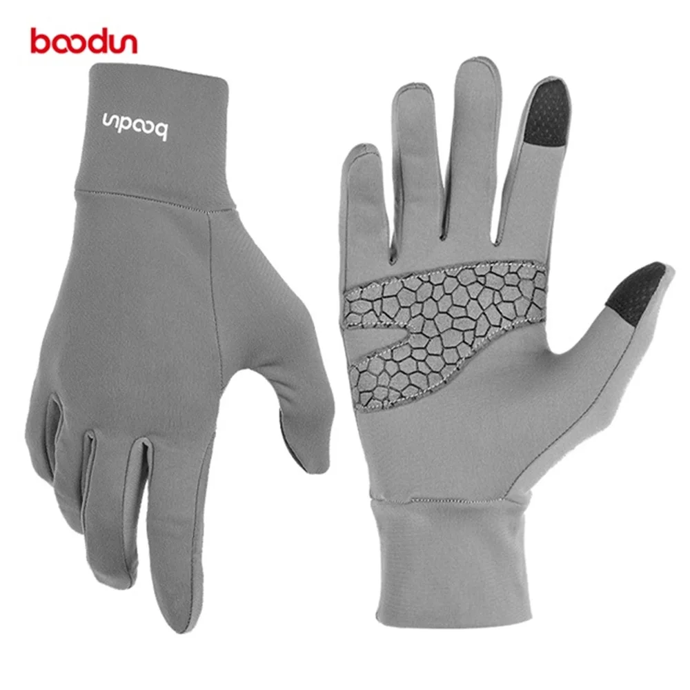 BD1054  Winter Unisex Full Finger Non-slip Wear-resistant Durable Touch Screen Keep Warm Outdoor Running Gloves