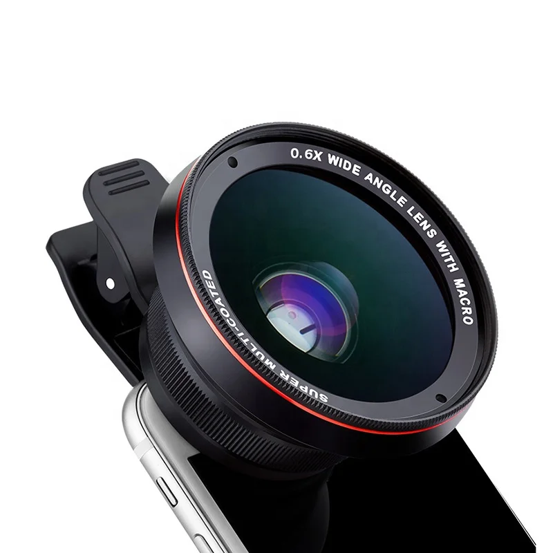 Pro Phone Macro Lens 0.6 Wide Angle Lens 2in1 Multi-layer Coating Phone Camera Lens