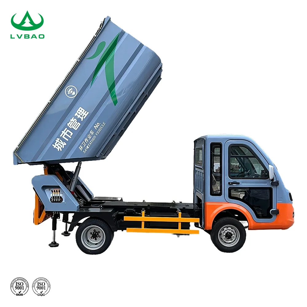 LB-4GT1600A Electric Roll Off Hook Lift Garbage Dump Trucks Garbage Bin Lifter Truck