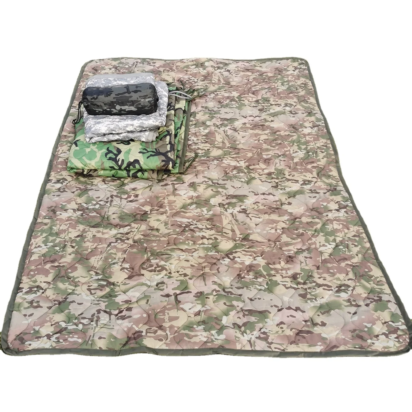 210*150cm/220*160CM Wearable waterproof woobie poncho liner tactical blanket