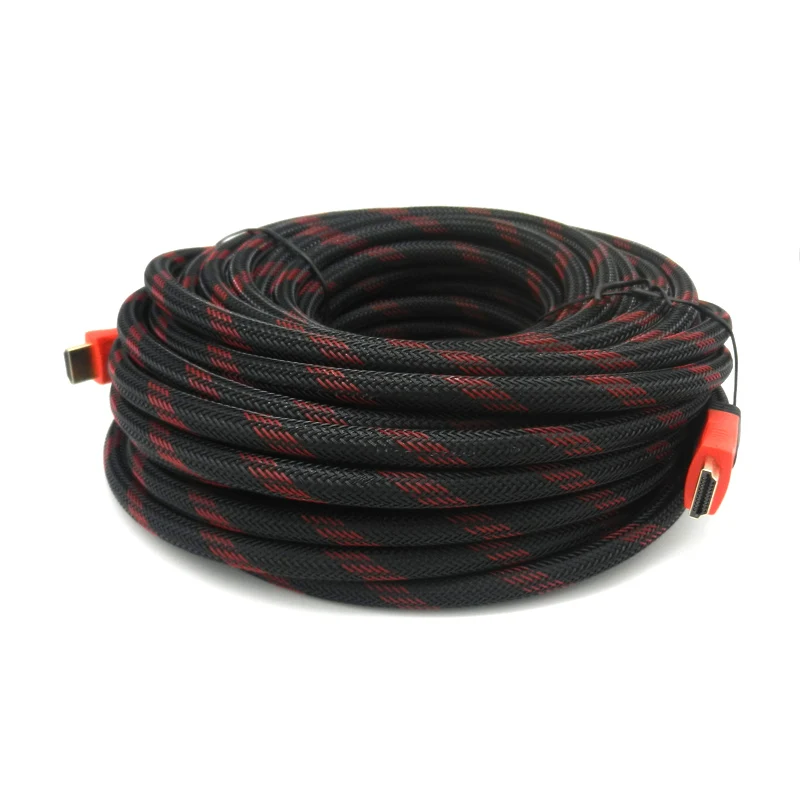 HDTV PS4 Custom full pin premium 2.0 60hz  nylon braiding Cable Supports  PS5 TV Monitor 4K HDMI Cable 15m