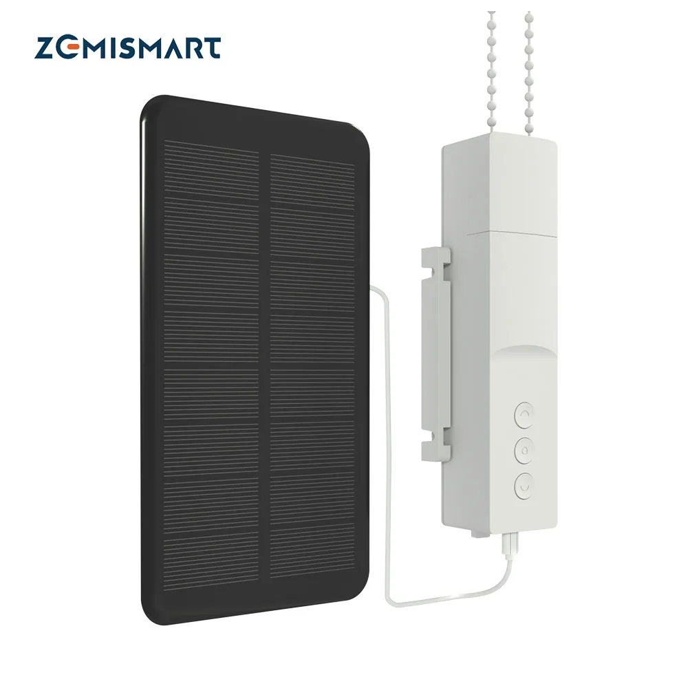 Zemismart Apple Homekit умный роликовый оттенок драйвера солнечной панели для зарядки жалюзи двигатель управление Alexa Google Home Яндекс