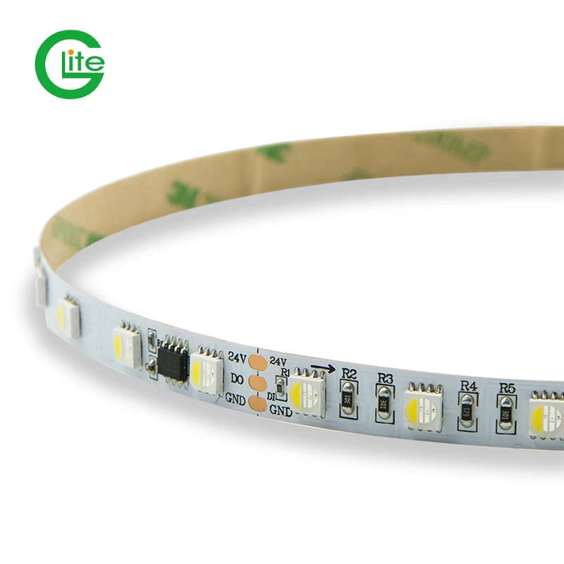 Glite Good Price Digital TM1814 RGBW 60LEDs/m DC24V IP20 LED strip for Bars and KTV