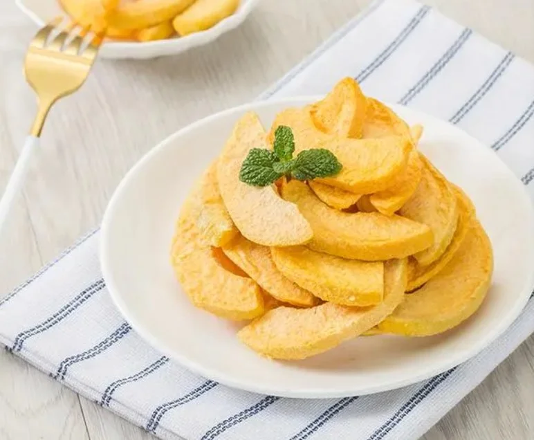Wholesale Price Natural Pure Freeze Dried Yellow Peach Dried Fruit Product