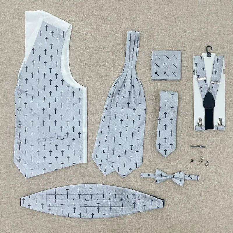 Мужской галстук с карманами