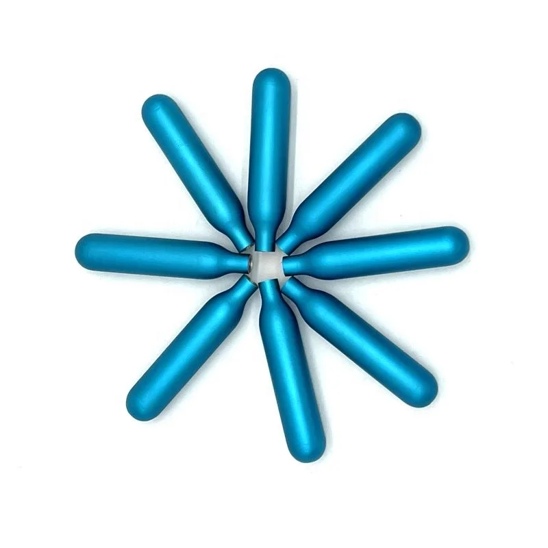 Food Grade Gas Bomb manufacturer for reusable 8g/16g/12g/20g  air bomb for Cream Charger air gun soda water