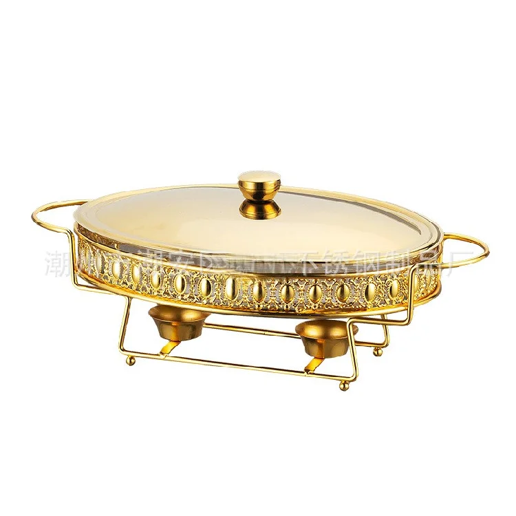 In Stock Export buffet food warmer Stove chafing dish Supply HeatResistant Glass Parts for Kerosene Heater Hotel warmers