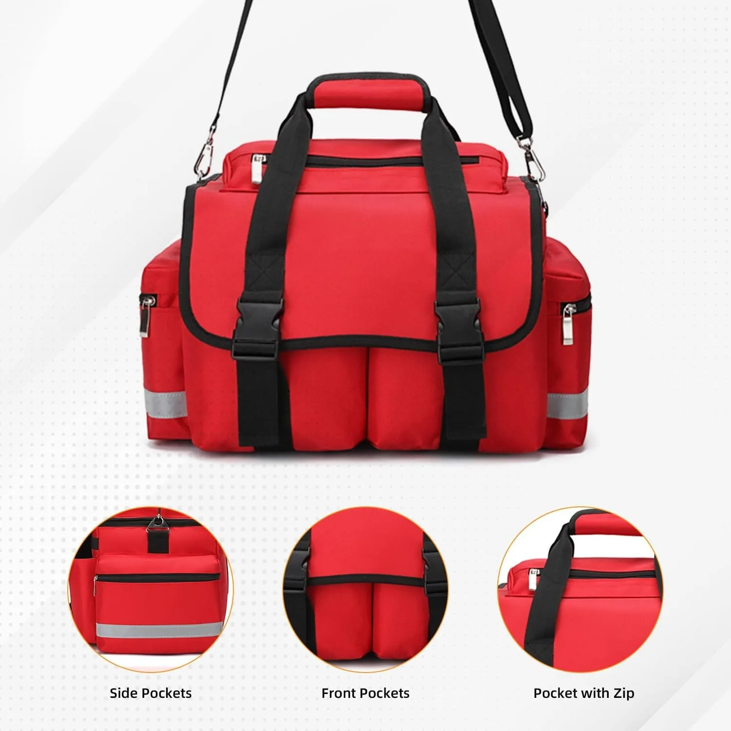 new emergency medical first aid responder bag medical kit ambulance use for medical equipment