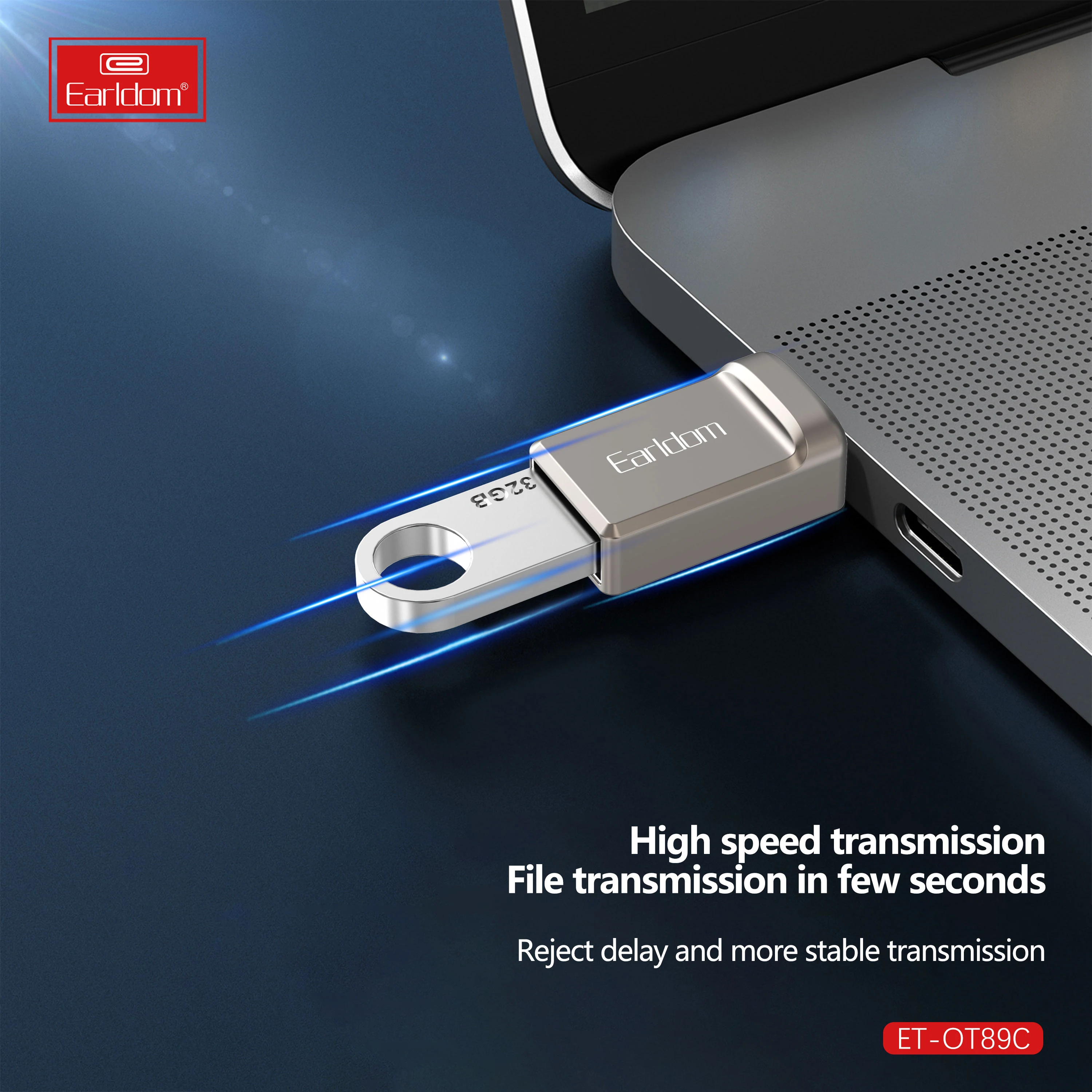 Earldom USB3.0 Female to USB C Male Adaptor USBC Connector Type-C Converter USB Type C OTG Adapte