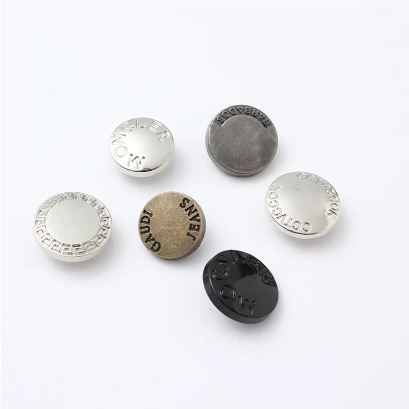 Custom Logo Brand Metal Snap Button for Clothes Custom Buttons