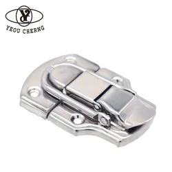 MIT HC266 galvanizing silver metal hasp lock for high-grade heavy duty airplane meal food truck case small locks hardware