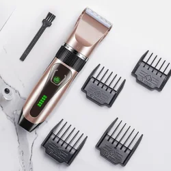 Factory Supply Rechargeable Men Clippers Barber Professional Hair Trimmer Hair Clippers