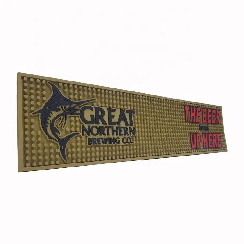 OEM Cheap Price Non Slip Bar Mat Soft PVC Nitrile Rubber Beer Bar Mat