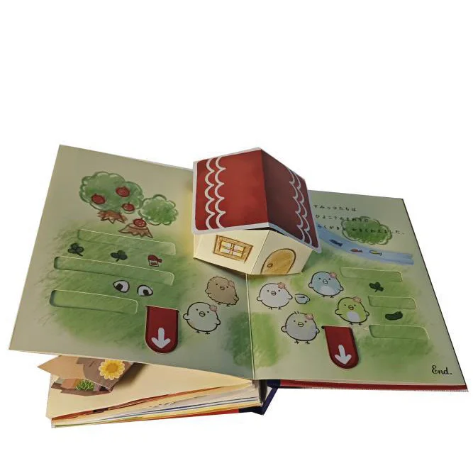 На заказ 3d pop up книга Кукольный дом для детей