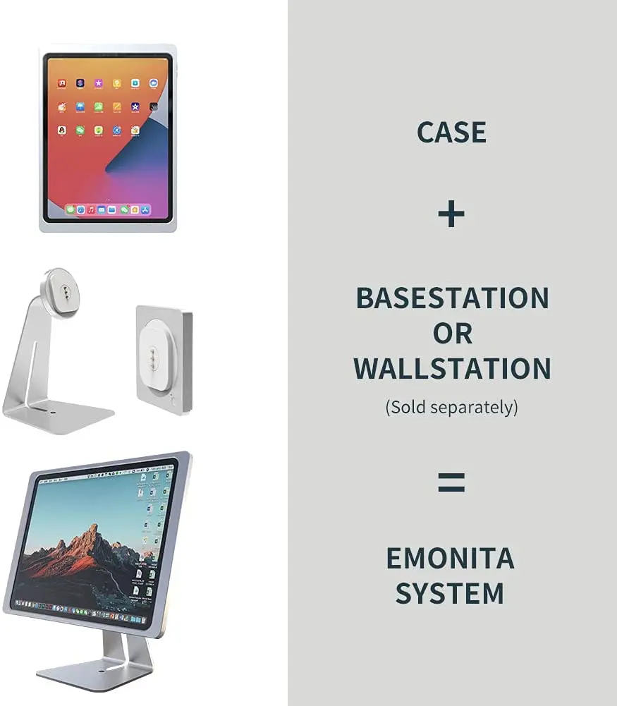 Чехол EMONITA, зарядный Чехол для iPad pro, 12,9 дюйма, 3/4/5gen