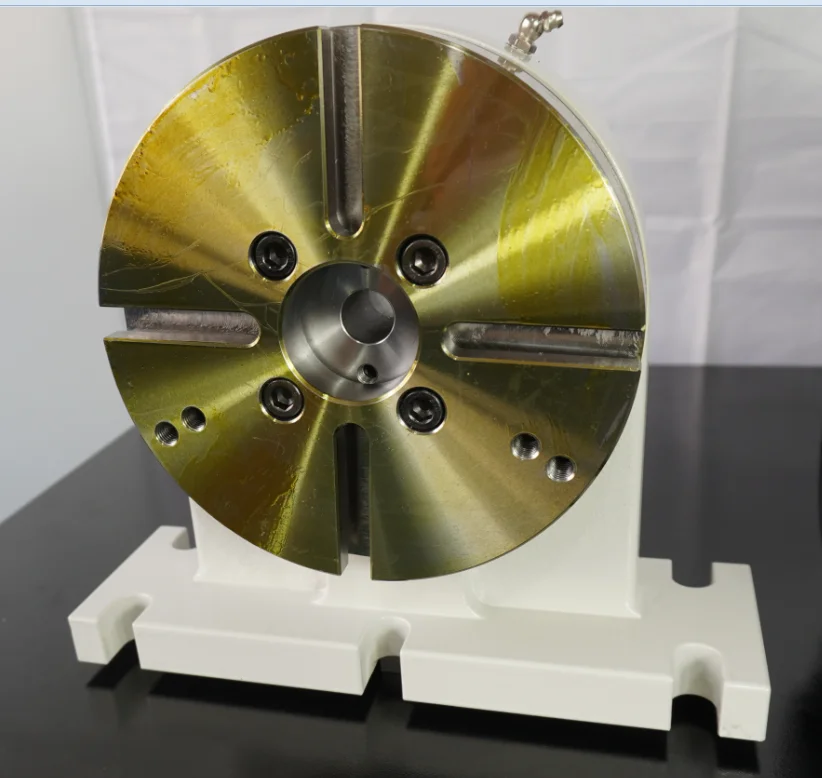 Прецизионная гидравлическая фиксирующая универсальная разделительная головка, центр станка с ЧПУ, мостовая пластина с 4-й Осью, вращающийся стол