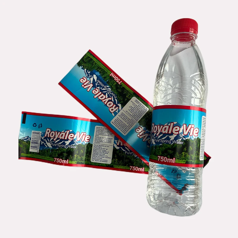Factory Customized pvc shrink Wrap label Plastic Shrinking Sleeve label Drink water bottle label