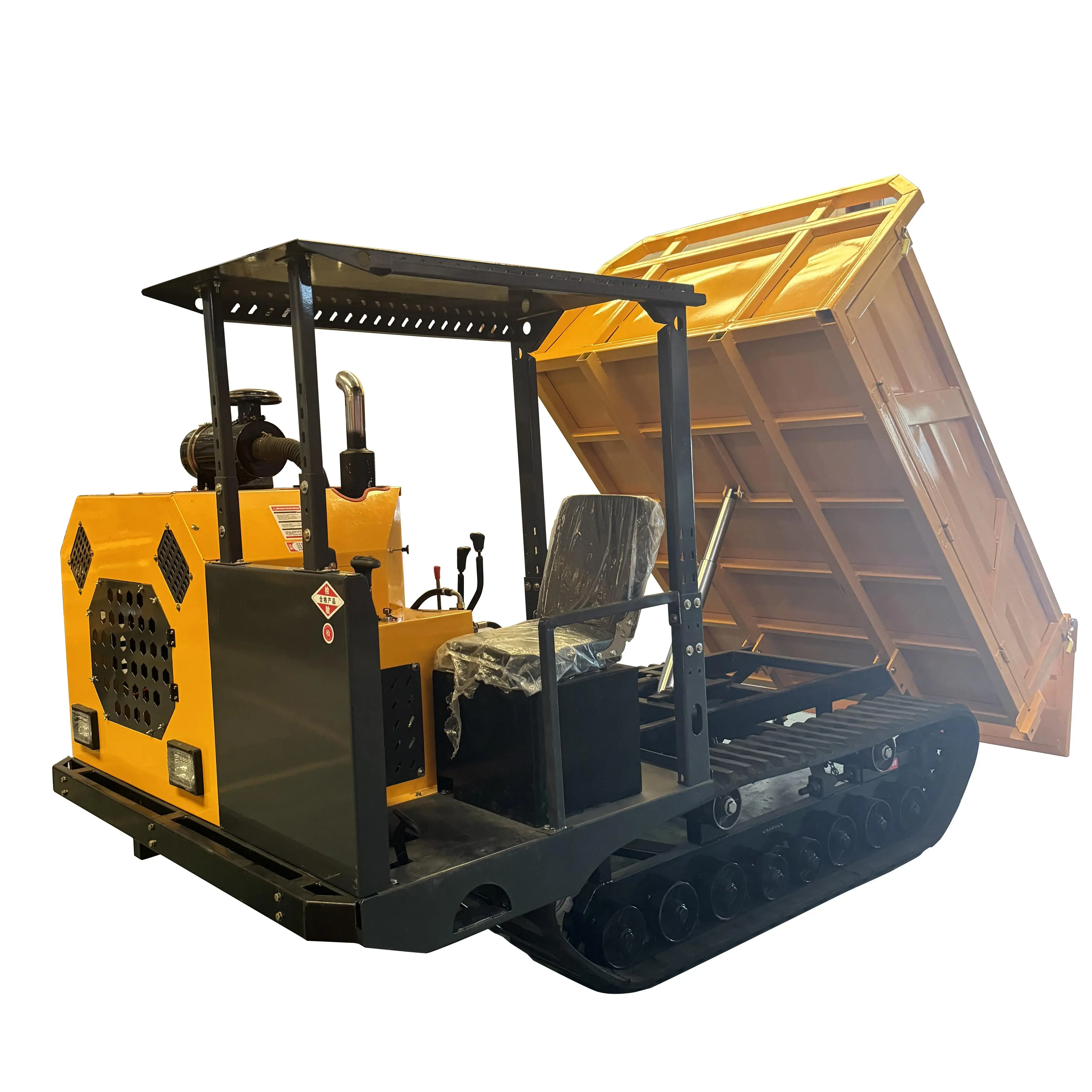 Good Quality 5Ton Hydraulic High-performance Dump Truck with Gearbox for sale on Crawler transport vehicle
