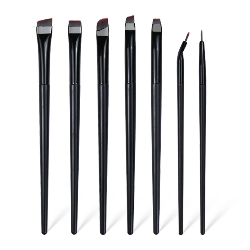 6 Pack Blade Eyeliner Makeup Brush Set Fine Slanted Eyebrow Brushes Outline Eyeliner Ultra Thin Eyeshadow Makeup Brush